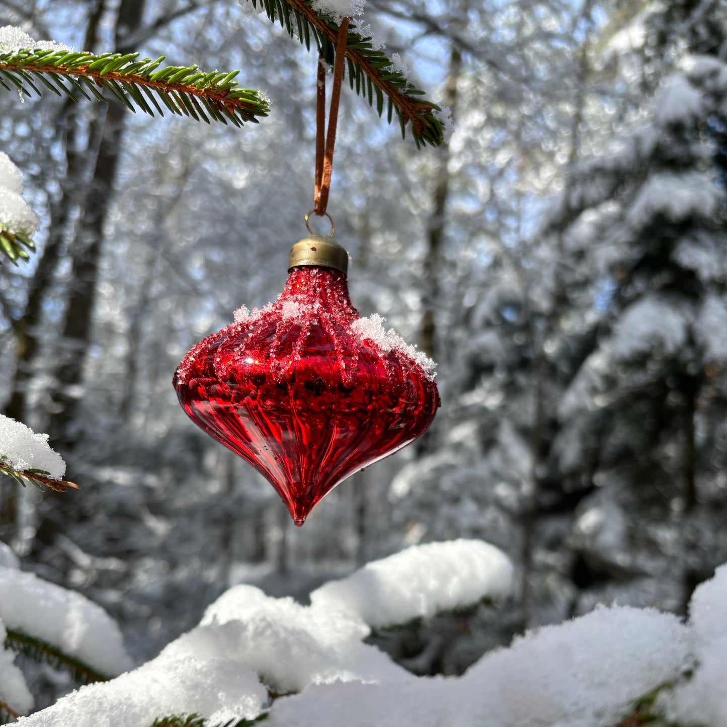 Julkula Glas Droppformad