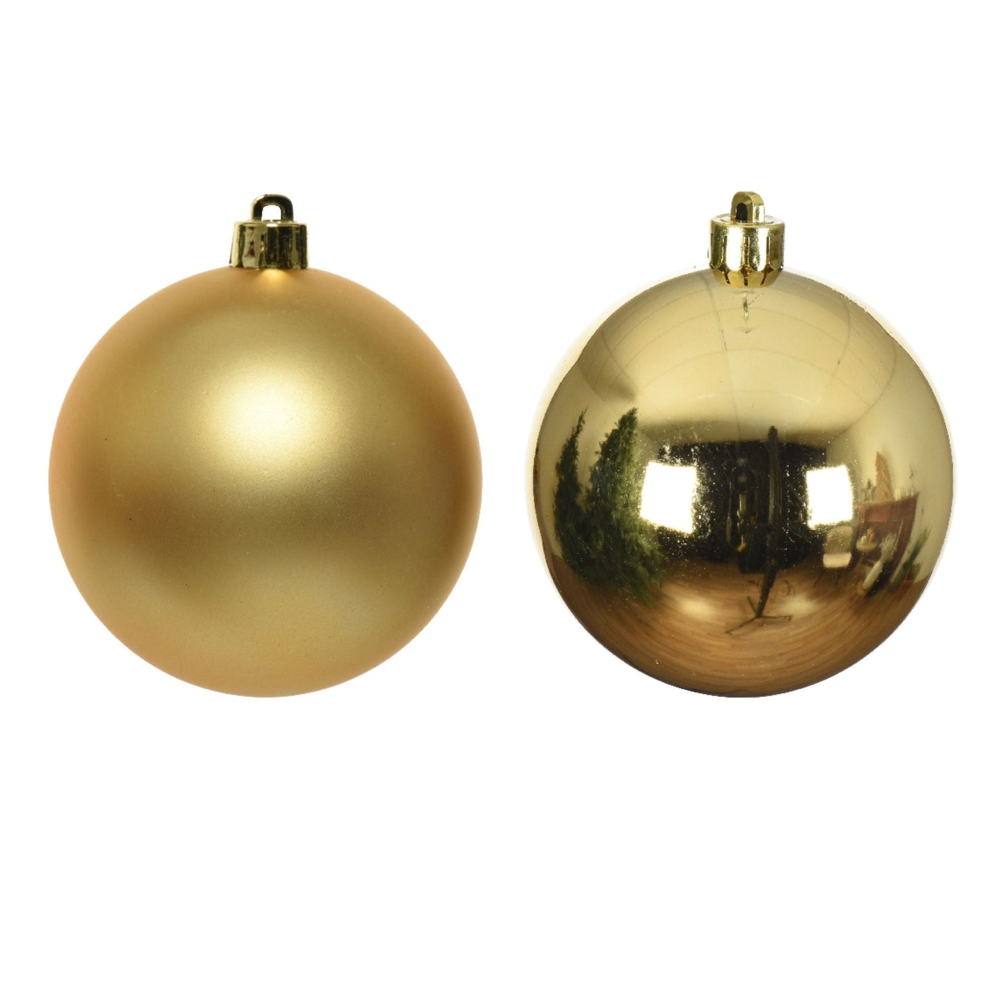 Julgranskulor Light Gold 6st, 8cm