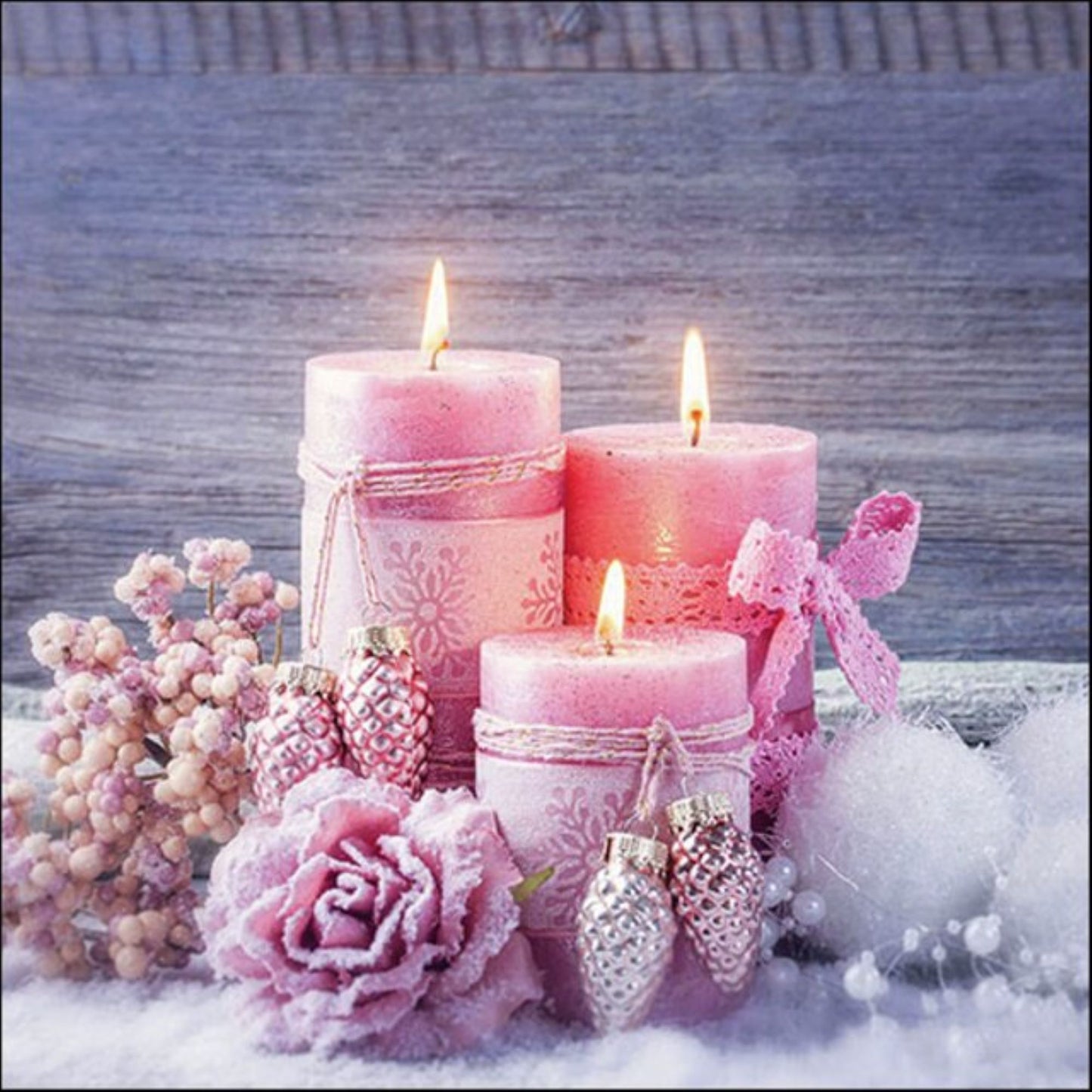 Servetter Romantic Candles