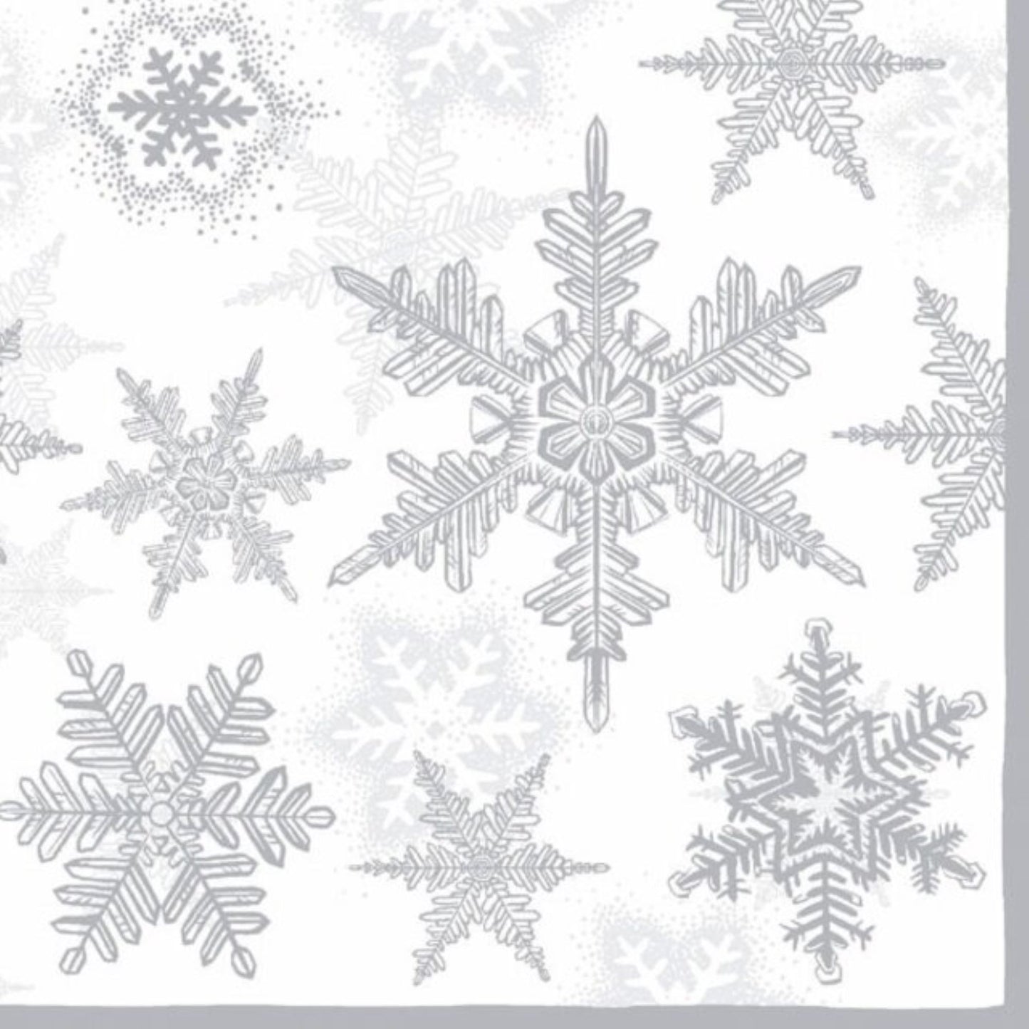 Servetter Snow Crystals Silver