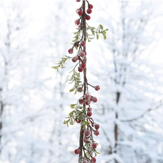 Prydnadsgirlang med bär och blad