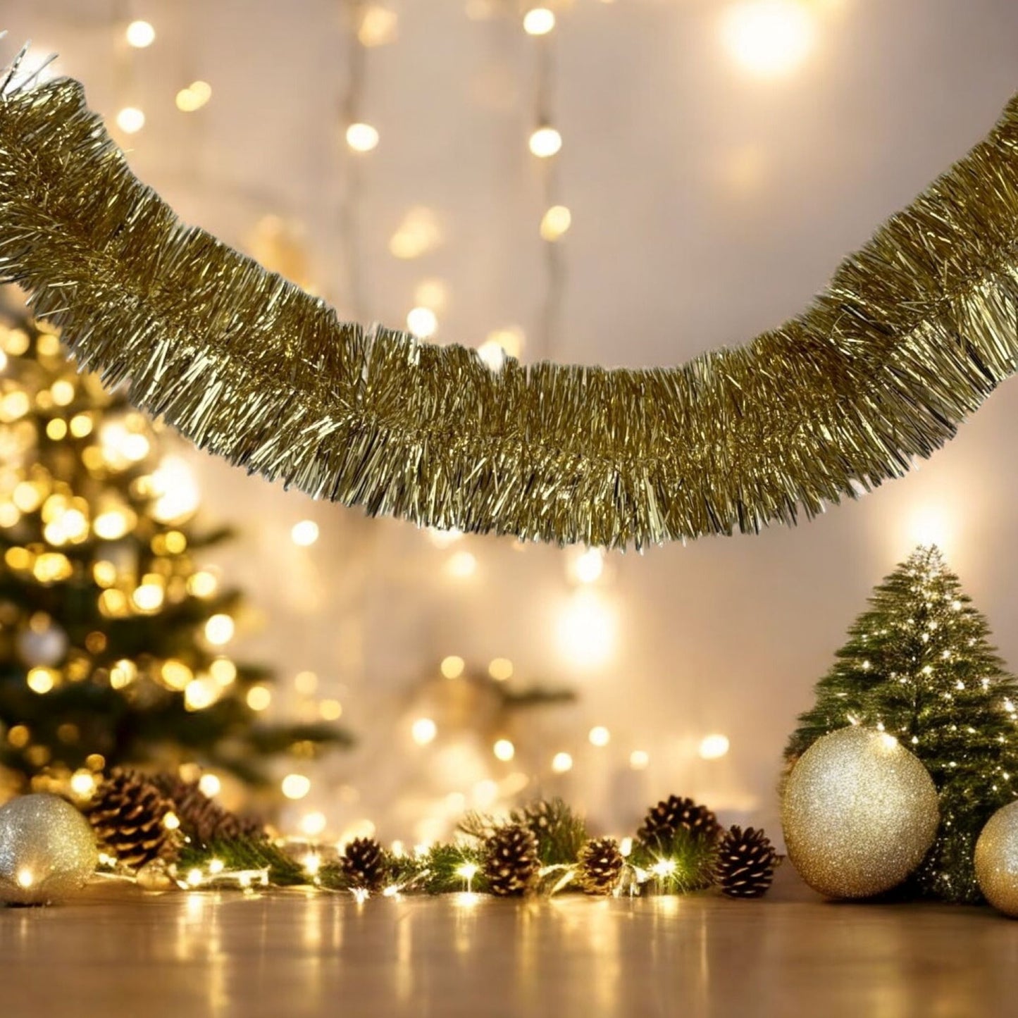 Glitter Light Gold/Guld