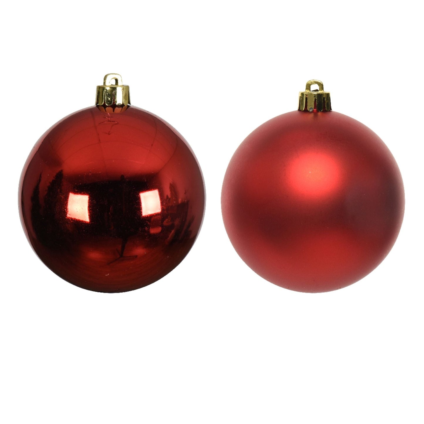 Julgranskulor Christmas Red/Röd 6st, 8cm