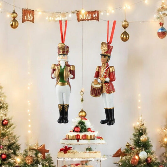 Julgransprydnad Trumslagare och Nötknäppare