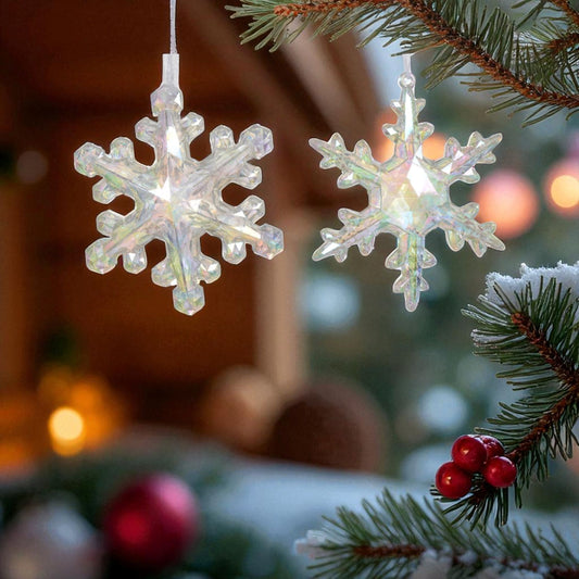 Julgransprydnad Snöflinga