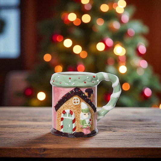 Julmugg Pepparkakshus Nötknäppare