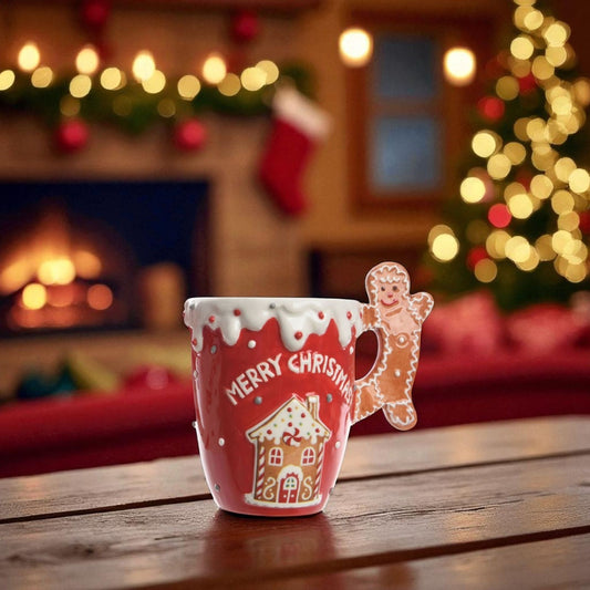 Mugg Merry Christmas Pepparkakshus