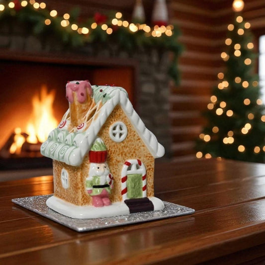 Ljuslykta Nötknäpparens Pepparkakshus