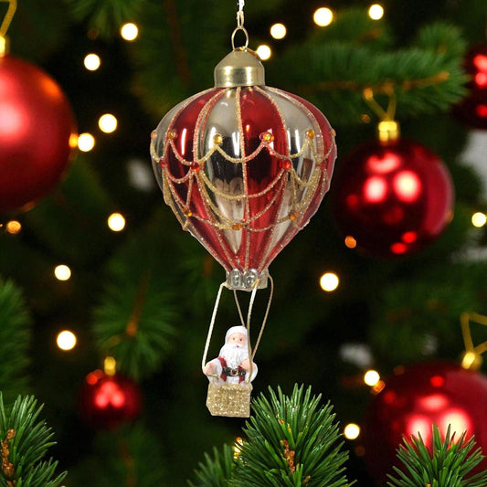 Julgransprydnad Luftballong Guld