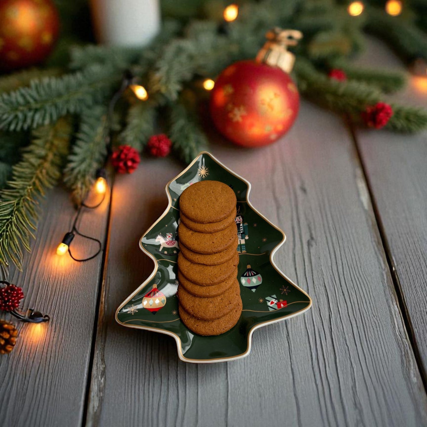 Uppläggningsfat Gran Nötknäppare