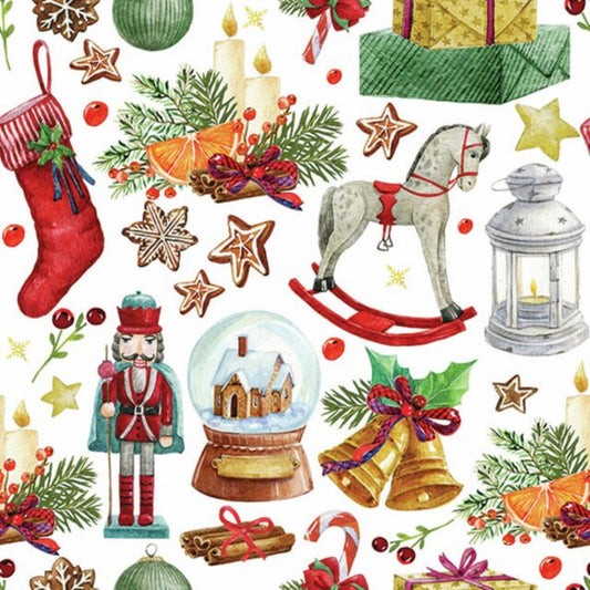 Servetter Vintage Ornaments